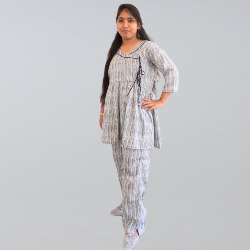 pure jaipuri cotton co-ord set